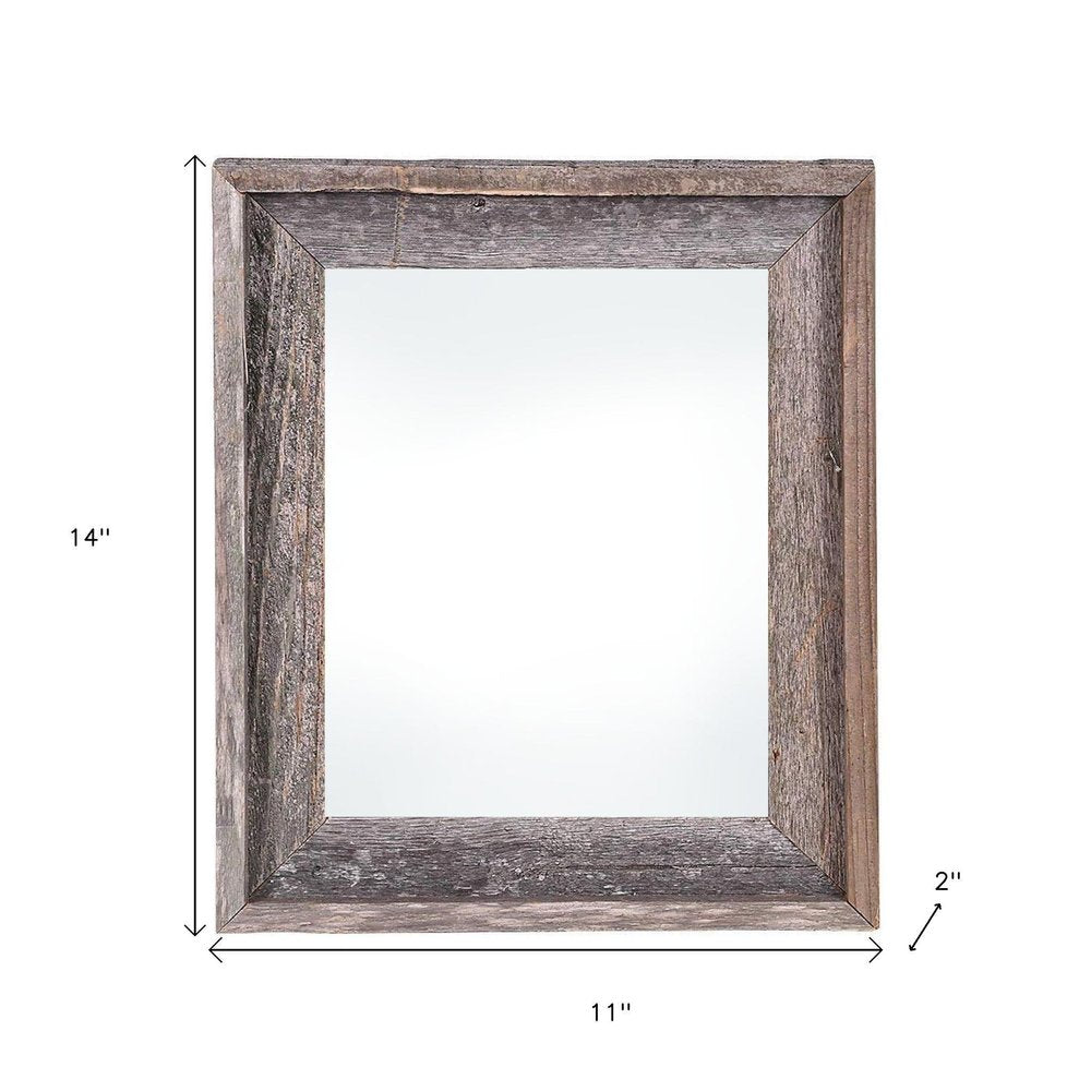 8" x 10" Gray Solid Wood Tabletop Picture Frame  Warm Home View