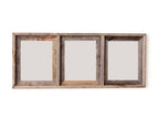 8" x 10" Gray Distressed Solid Wood Hanging Picture Frame  Warm Home View
