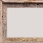 8" x 10" Gray Distressed Solid Wood Hanging Picture Frame  Warm Home View