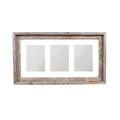 5" x 7" Natural Distressed Reclaimed Wood Hanging Picture Frame with Mat  Warm Home View