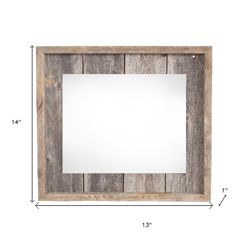 8" x 10" Gray Solid Wood Tabletop Picture Frame  Warm Home View