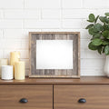 8" x 10" Gray Solid Wood Tabletop Picture Frame  Warm Home View