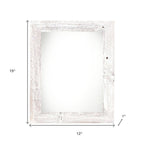 9" x 12" White Solid Wood Hanging Picture Frame  Warm Home View