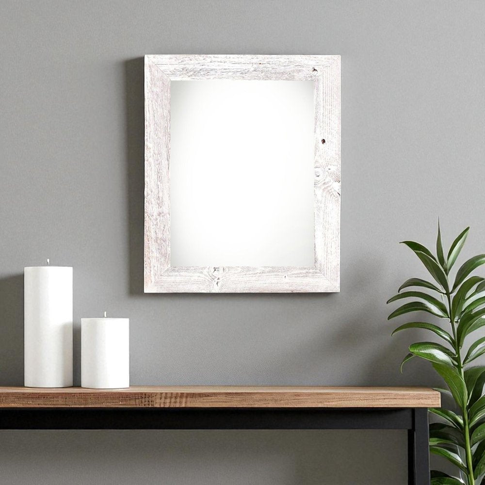 9" x 12" White Solid Wood Hanging Picture Frame  Warm Home View