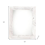 8.5" x 11" White Solid Wood Hanging Picture Frame  Warm Home View