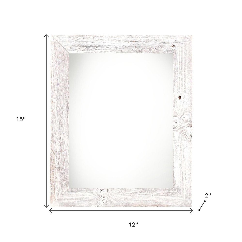8.5" x 11" White Solid Wood Hanging Picture Frame  Warm Home View