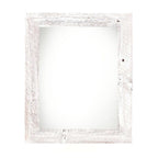 8.5" x 11" White Solid Wood Hanging Picture Frame  Warm Home View