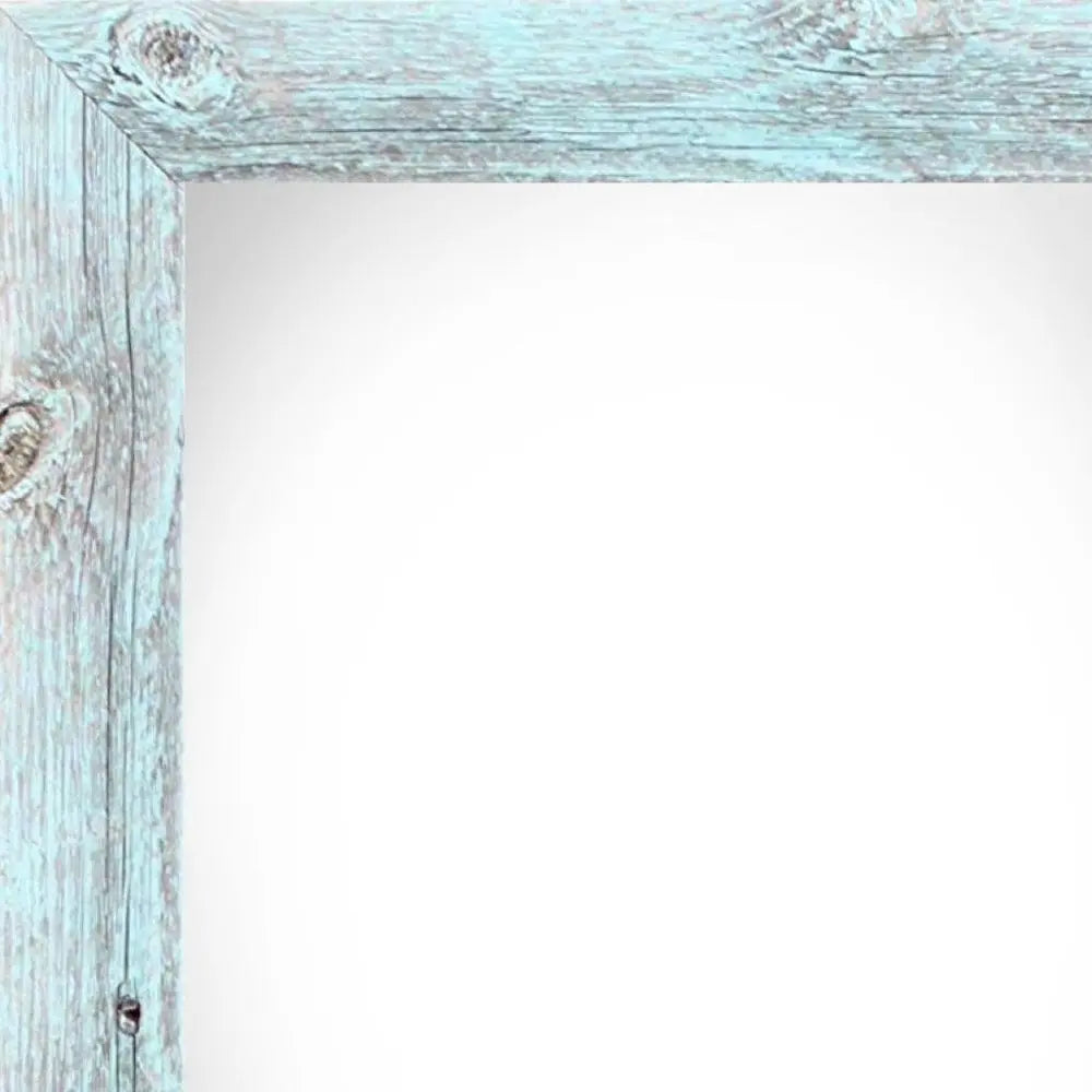 8.5" x 11" Blue Solid Wood Hanging Picture Frame  Warm Home View