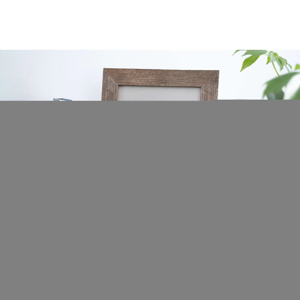 8" x 10" Espresso Solid Wood Tabletop Picture Frame  Warm Home View