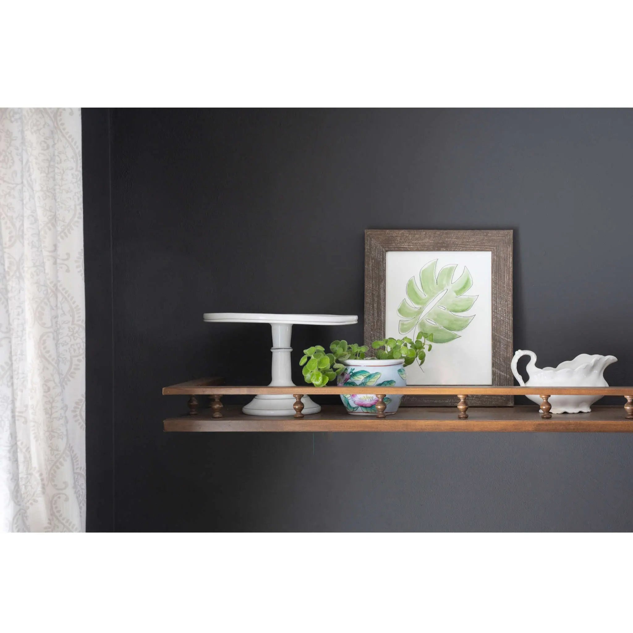 8" x 8" Espresso Solid Wood Tabletop Picture Frame  Warm Home View