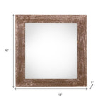 8" x 8" Espresso Solid Wood Tabletop Picture Frame  Warm Home View