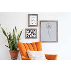 8" x 10" Gray Solid Wood Tabletop Picture Frame  Warm Home View