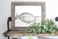8" x 10" Gray Solid Wood Tabletop Picture Frame  Warm Home View