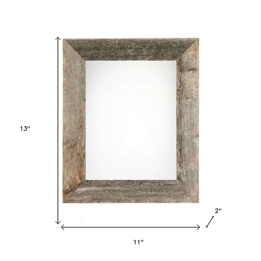 8" x 10" Gray Solid Wood Tabletop Picture Frame  Warm Home View