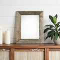 8" x 10" Gray Solid Wood Tabletop Picture Frame  Warm Home View