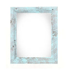 8" x 10" Blue Solid Wood Tabletop Picture Frame  Warm Home View
