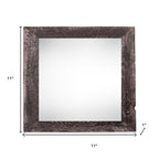 8" x 8" Black Solid Wood Tabletop Picture Frame  Warm Home View