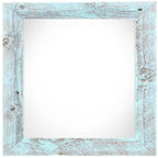 8" x 8" Blue Solid Wood Tabletop Picture Frame  Warm Home View