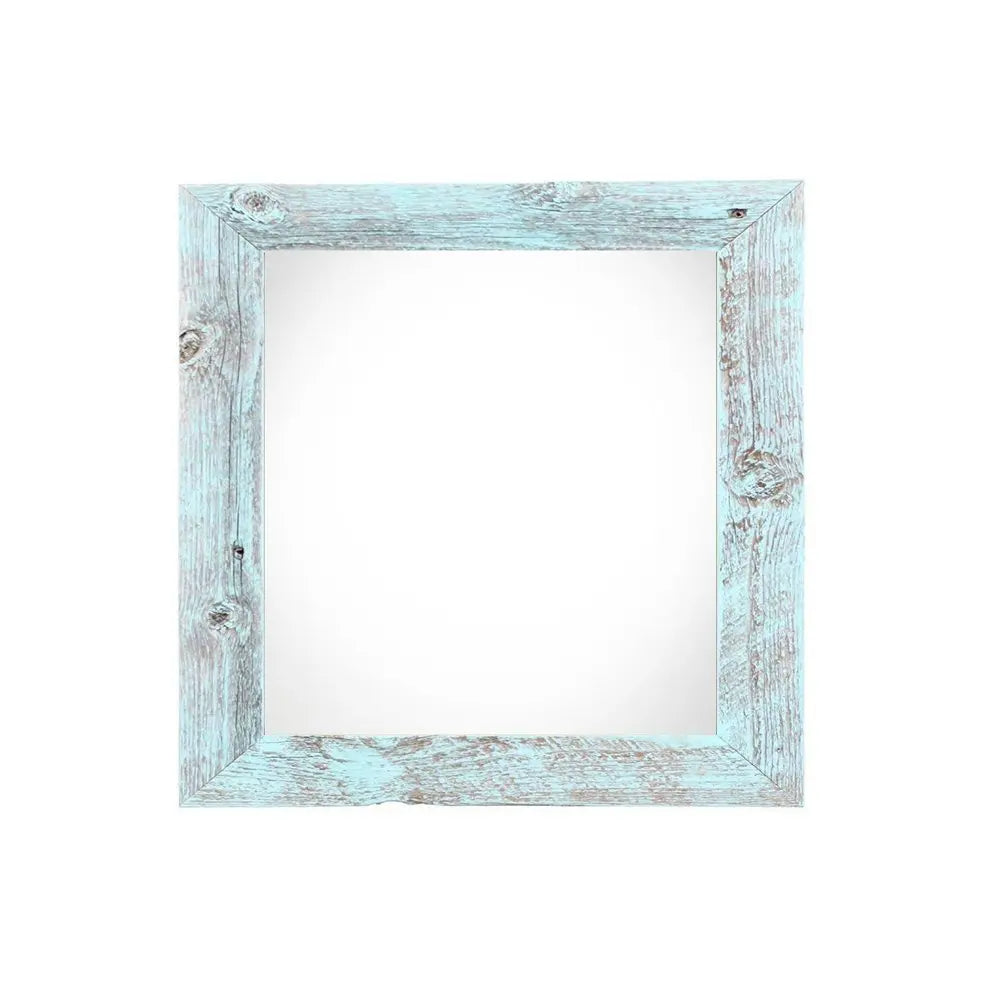 8" x 8" Blue Solid Wood Tabletop Picture Frame  Warm Home View