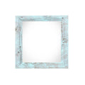 6" x 6" Blue Solid Wood Tabletop Picture Frame  Warm Home View