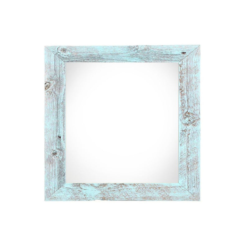 6" x 6" Blue Solid Wood Tabletop Picture Frame  Warm Home View