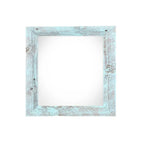 6" x 6" Blue Solid Wood Tabletop Picture Frame  Warm Home View