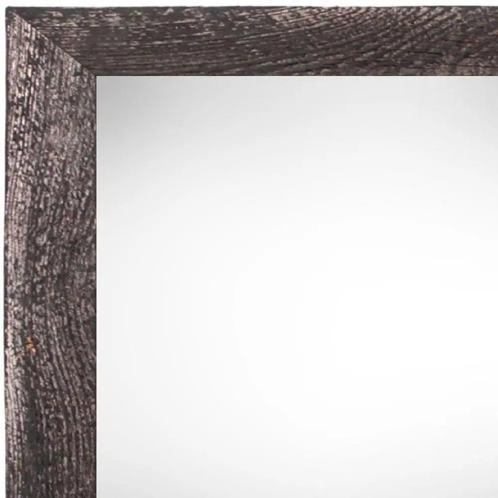 6" x 6" Black Solid Wood Tabletop Picture Frame  Warm Home View