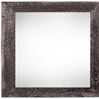 6" x 6" Black Solid Wood Tabletop Picture Frame  Warm Home View