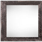 6" x 6" Black Solid Wood Tabletop Picture Frame  Warm Home View