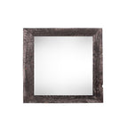 6" x 6" Black Solid Wood Tabletop Picture Frame  Warm Home View