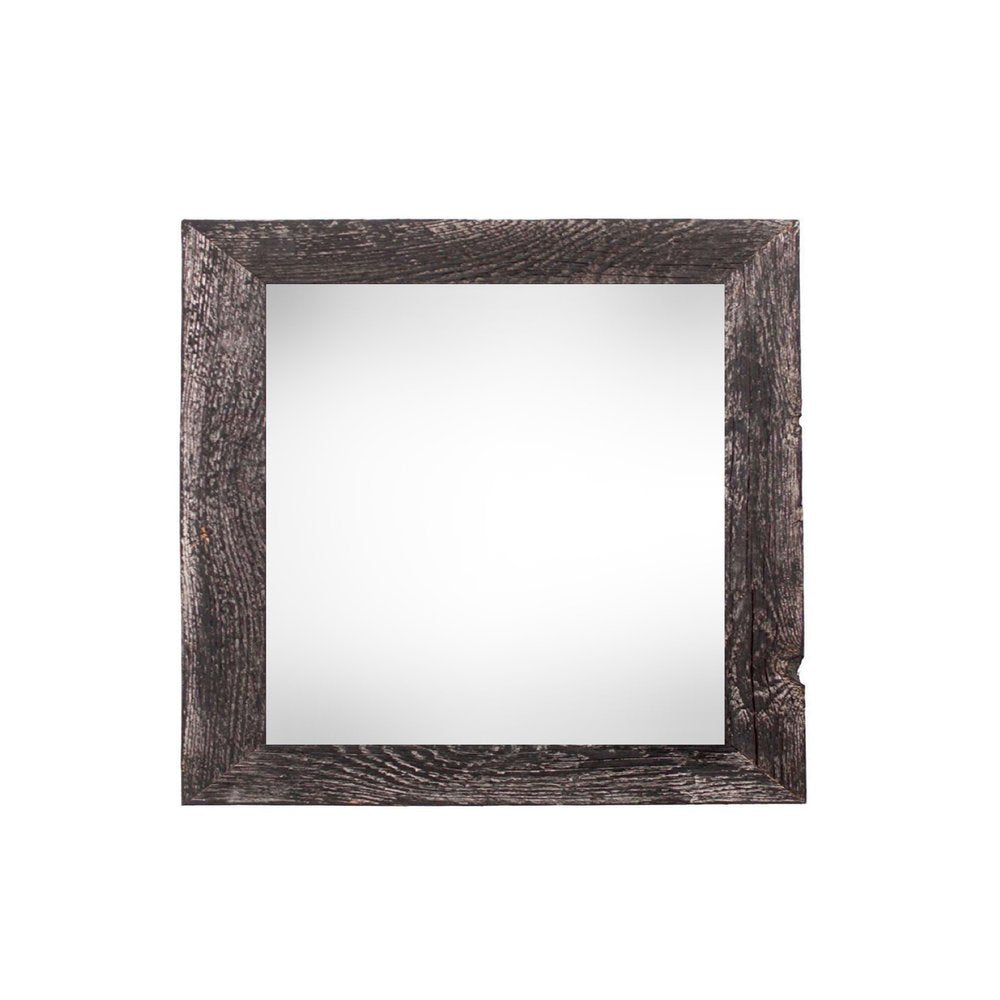 6" x 6" Black Solid Wood Tabletop Picture Frame  Warm Home View