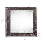 6" x 6" Black Solid Wood Tabletop Picture Frame  Warm Home View