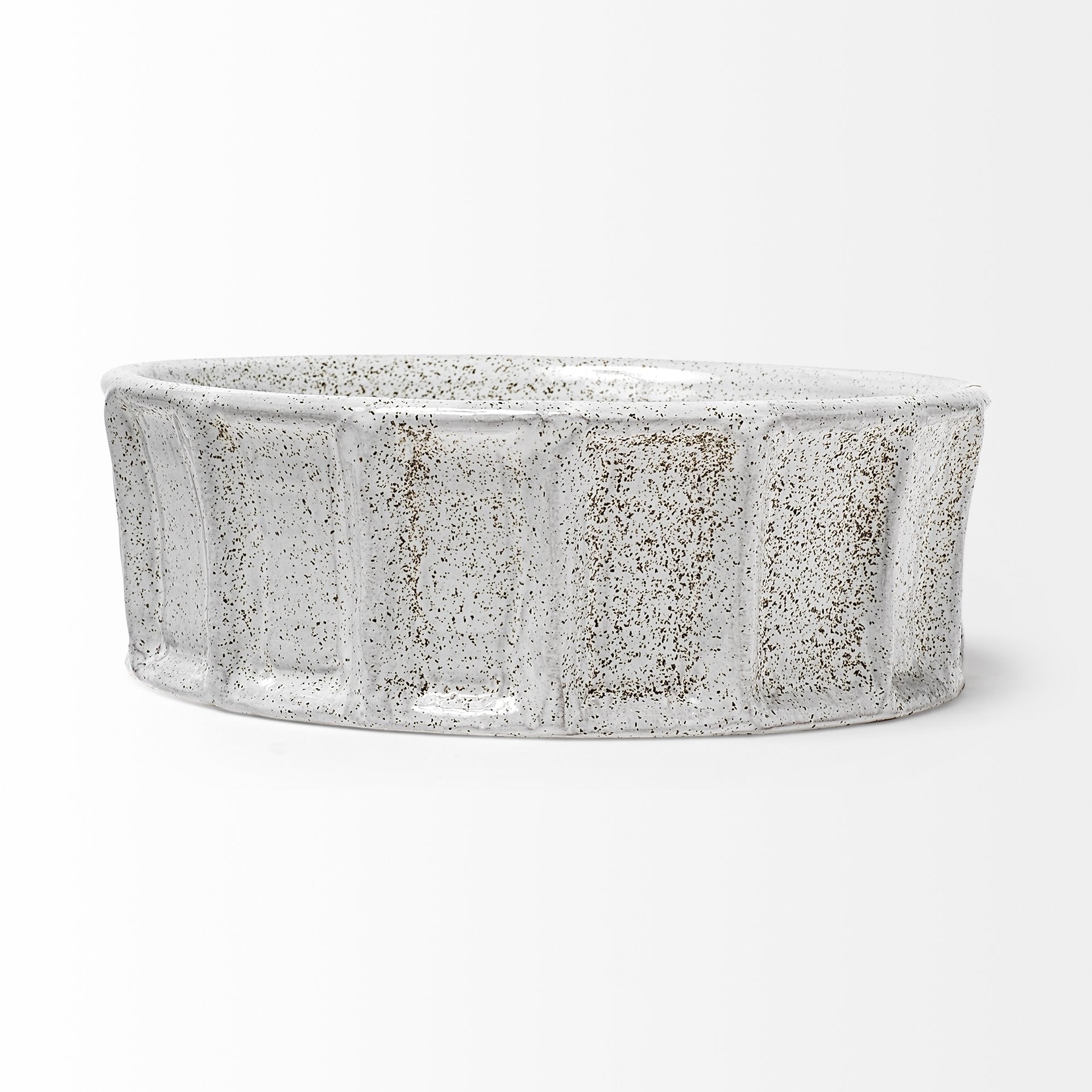 Small White Ceramic Bowl  Warm Home View