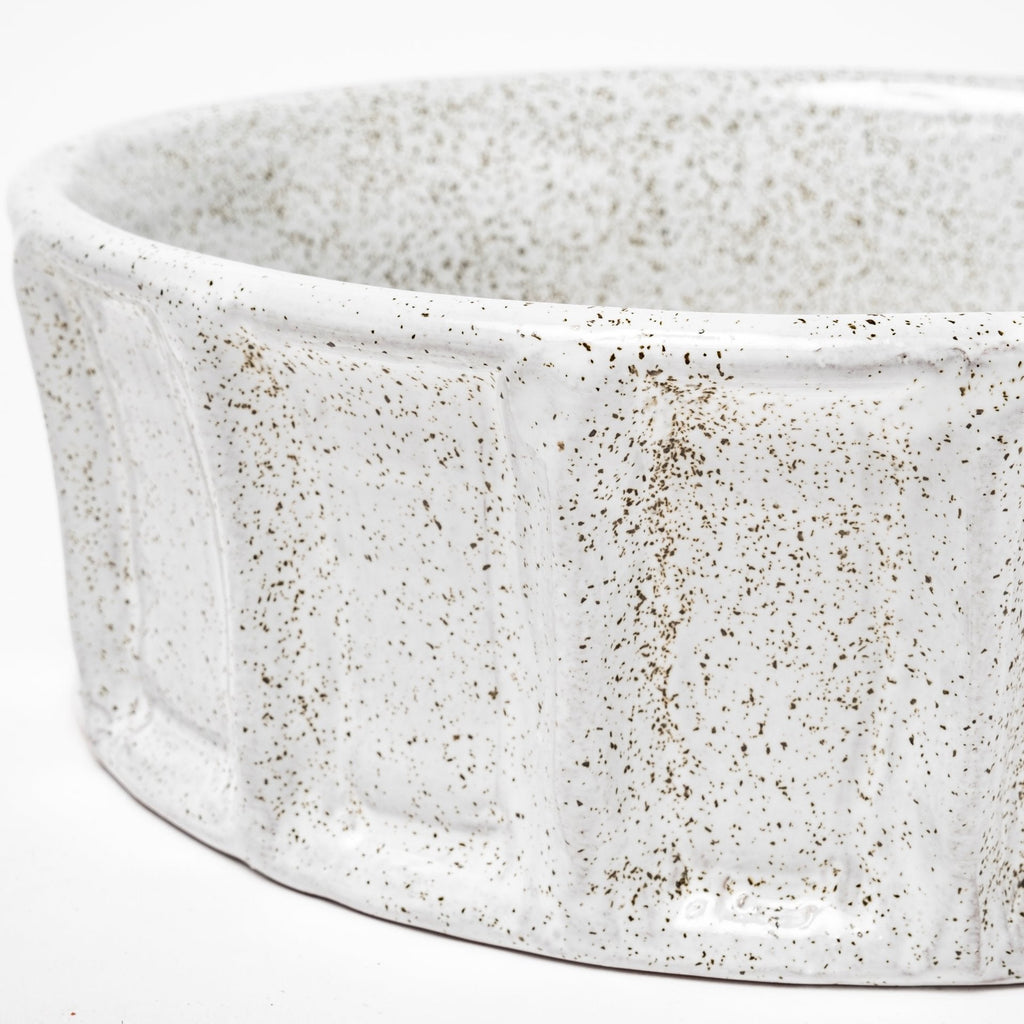 Small White Ceramic Bowl  Warm Home View