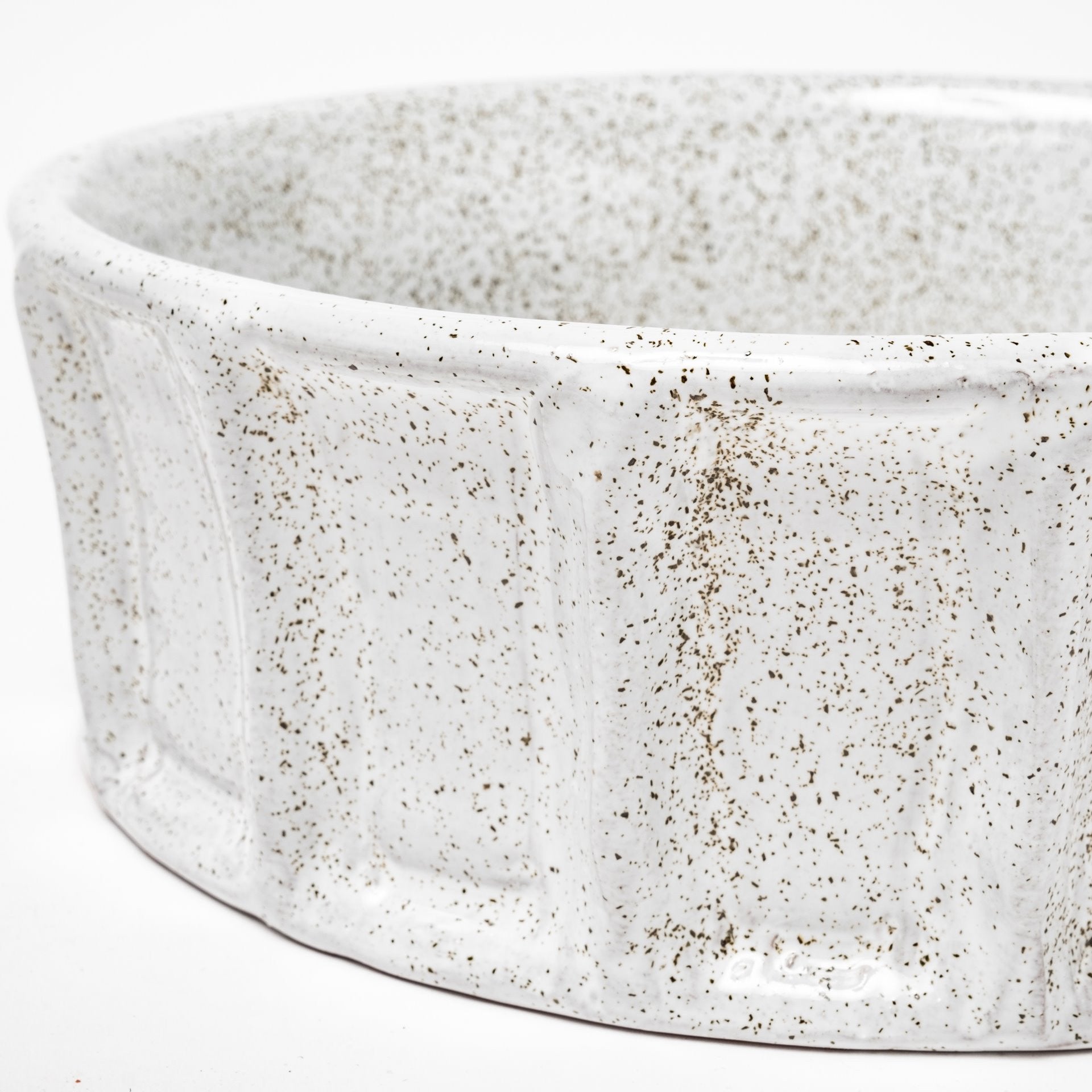 Small White Ceramic Bowl  Warm Home View