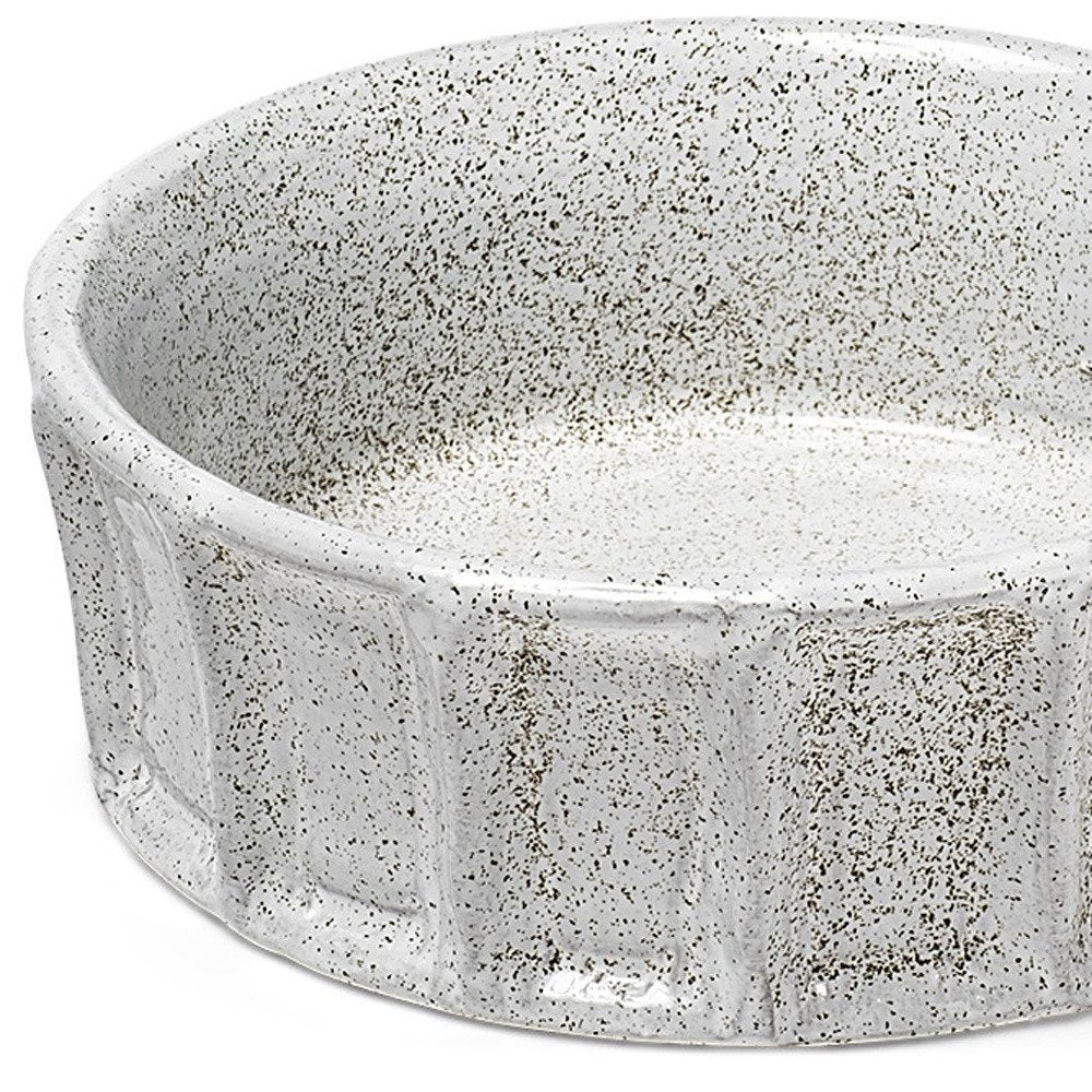Small White Ceramic Bowl  Warm Home View