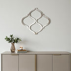 Interlocking Mirrored Curved Shapes With Beveled Edge  Warm Home View