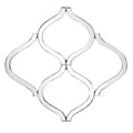 Interlocking Mirrored Curved Shapes With Beveled Edge  Warm Home View