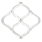 Interlocking Mirrored Curved Shapes With Beveled Edge  Warm Home View