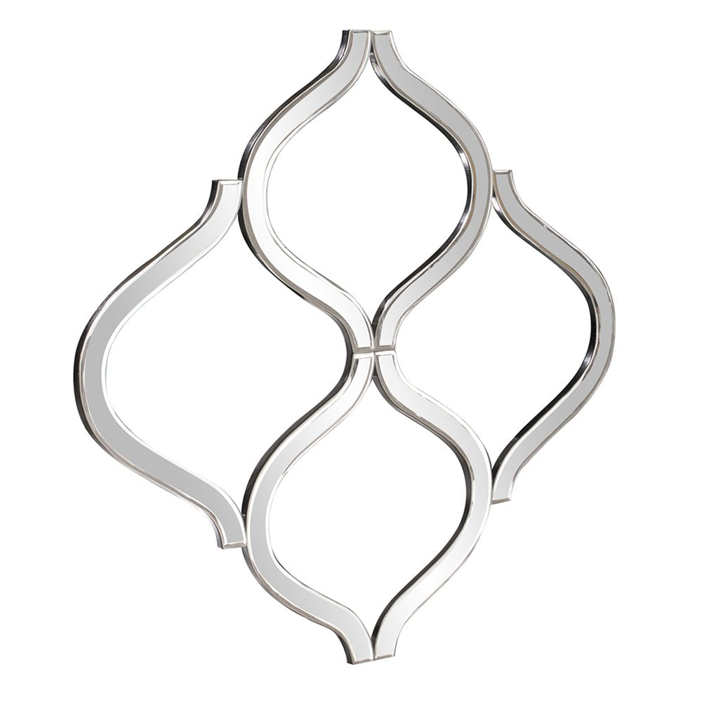 Interlocking Mirrored Curved Shapes With Beveled Edge  Warm Home View