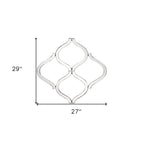 Interlocking Mirrored Curved Shapes With Beveled Edge  Warm Home View