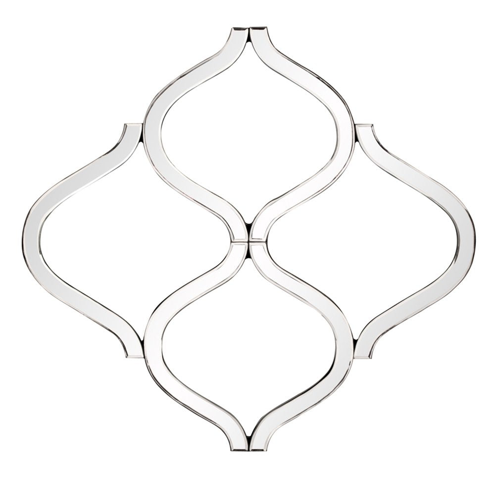 Interlocking Mirrored Curved Shapes With Beveled Edge  Warm Home View