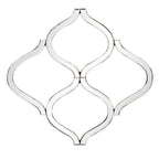 Interlocking Mirrored Curved Shapes With Beveled Edge  Warm Home View