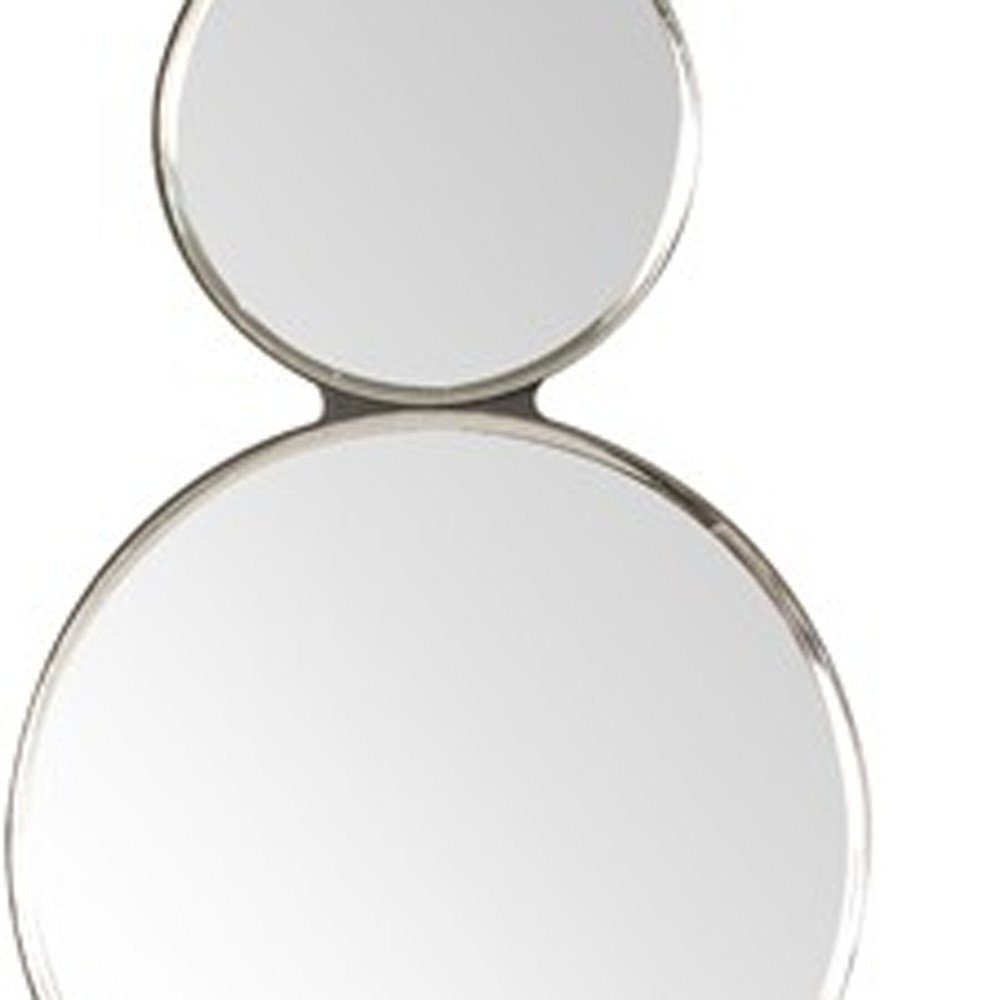 Silver and Clear Modern Bling Mirrored Wall Sconce  Warm Home View