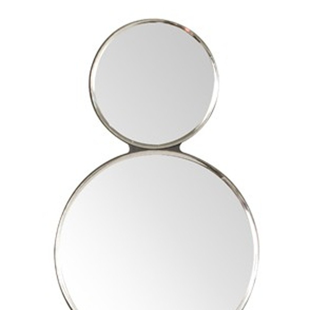 Silver and Clear Modern Bling Mirrored Wall Sconce  Warm Home View