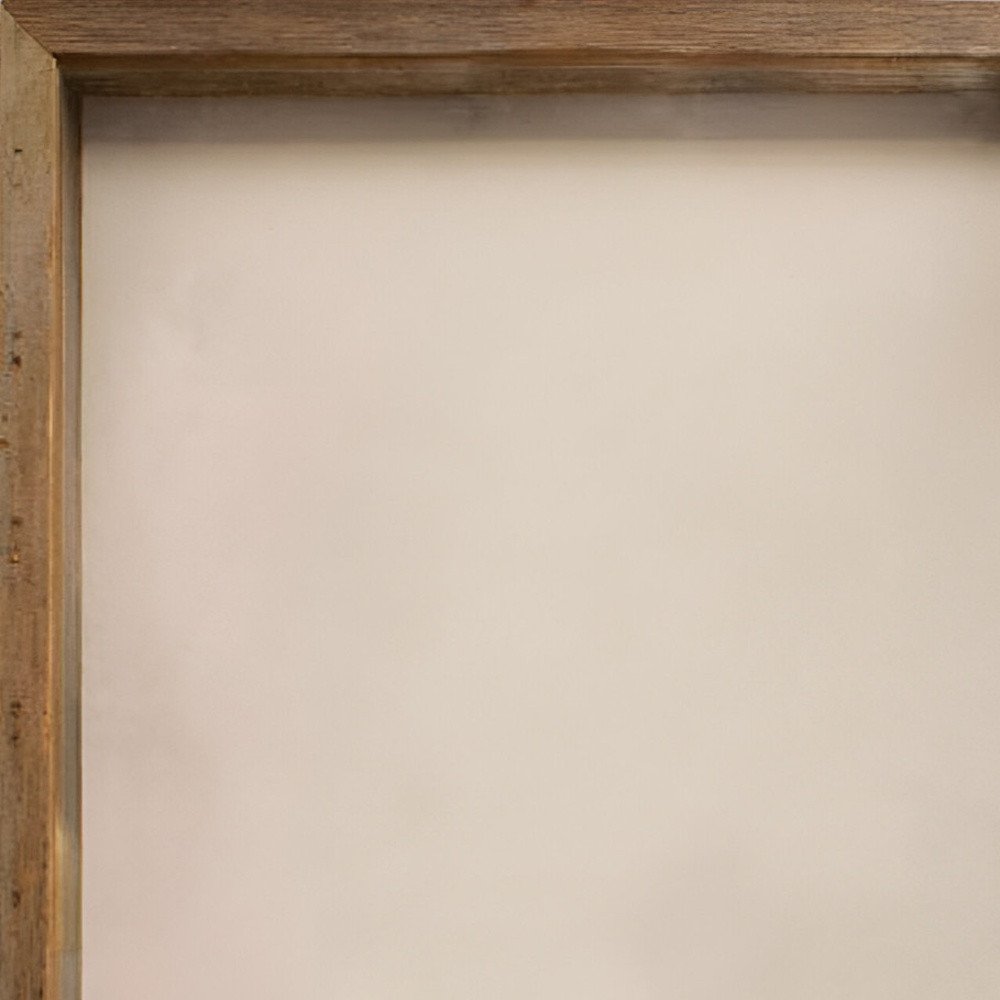 6" x 6" Gray Solid Wood Tabletop Picture Frame  Warm Home View
