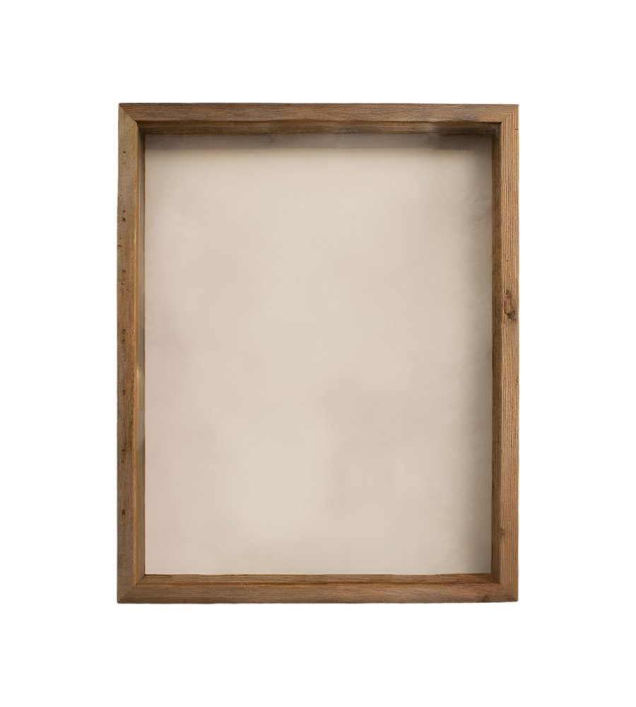 6" x 6" Gray Solid Wood Tabletop Picture Frame  Warm Home View