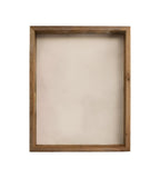 6" x 6" Gray Solid Wood Tabletop Picture Frame  Warm Home View