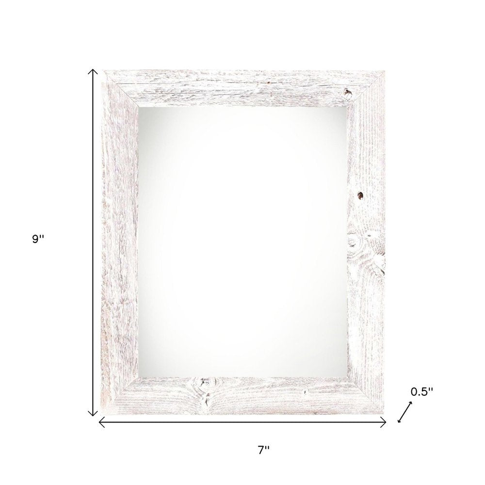 4" x 6" White Solid Wood Tabletop Picture Frame  Warm Home View
