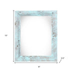 5" x 7" Blue Wood Tabletop Picture Frame  Warm Home View